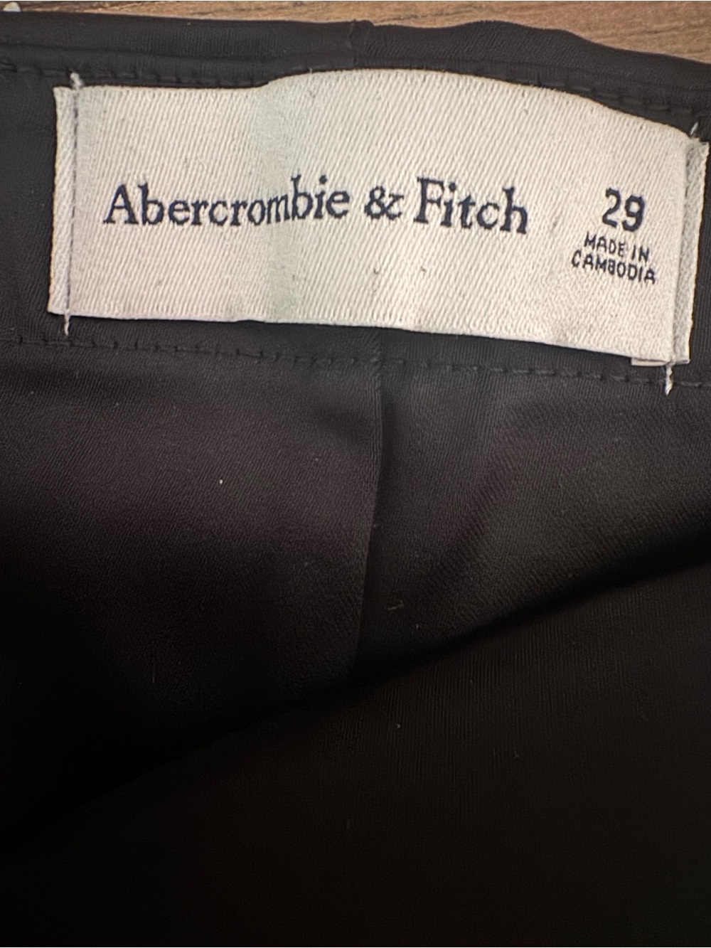 Abercrombie & Fitch Black High-Rise Satin Shorts Size 29 date night holiday - Picture 4 of 4